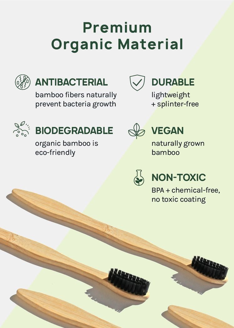 Bamboo charcoal toothbrush