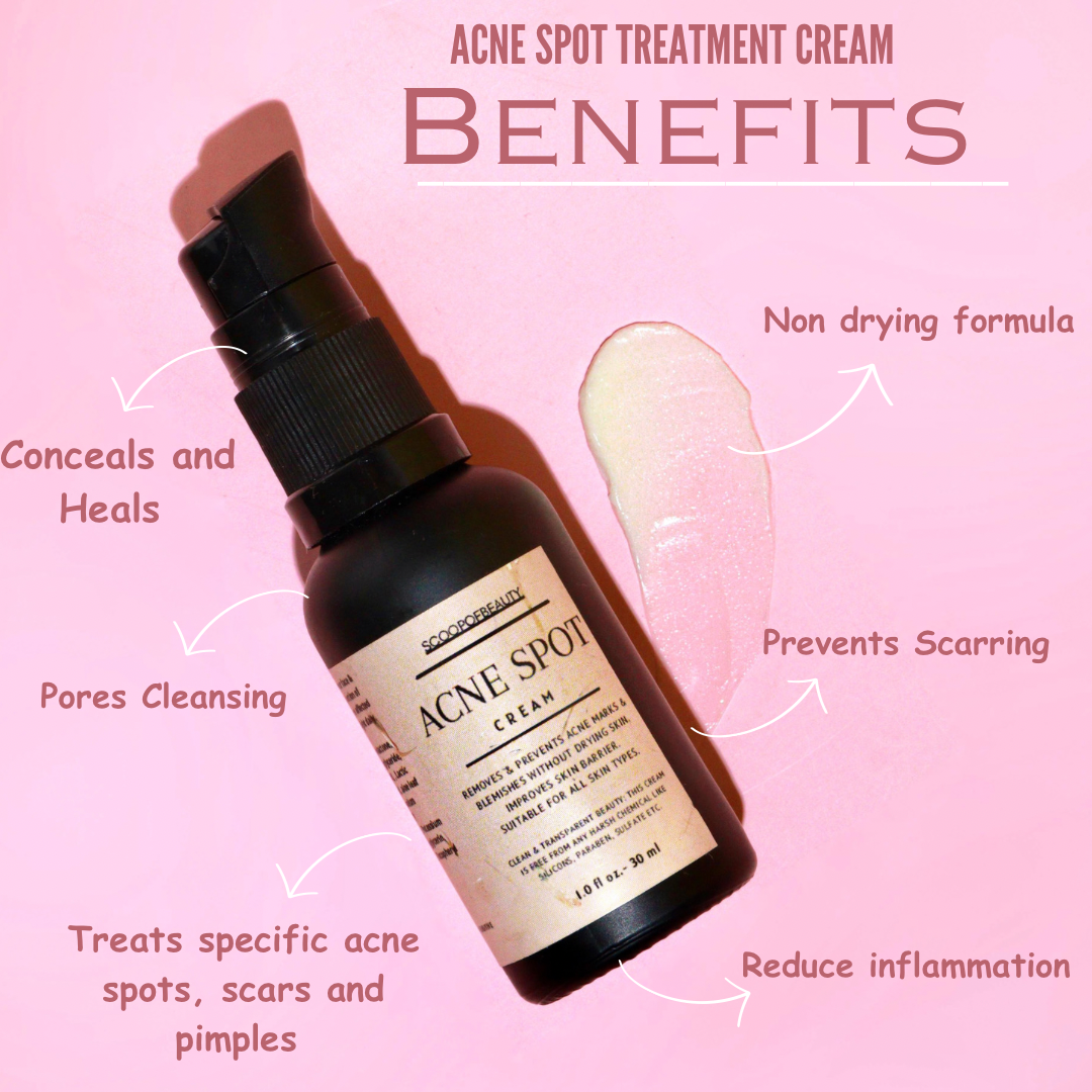 Acne spot treatment cream