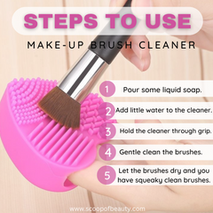 Makeup brush cleaner