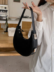 Minimal top handle hobo bag